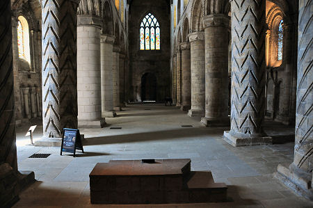 Interior of the Old Church, Looking West