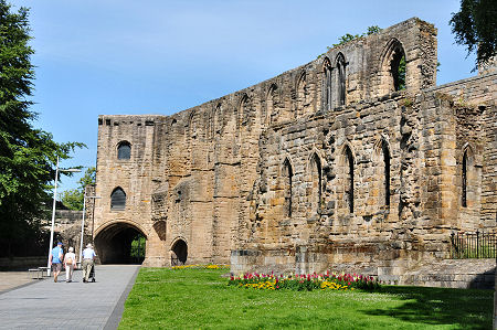 South Wall of Refectory and the Gatehouse