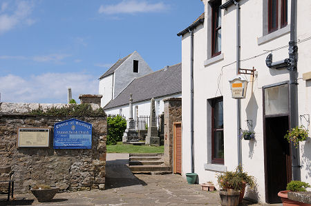 Northern Sands Hotel and Dunnet Church