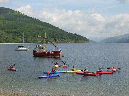Canoeing on Loch Long