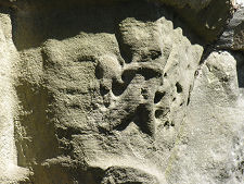 Faded Detail on Shaft Capital