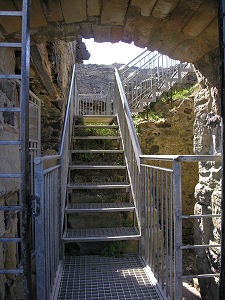 Staircase Inserted in Castle