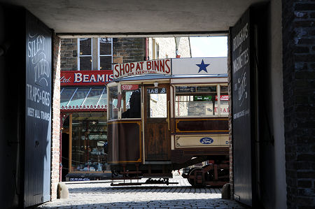 Tram Passing the Entrance to the Town Stables