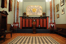 Inside the Masonic Hall