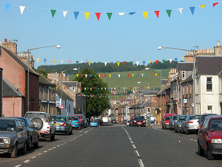 Earlston High Street from the East