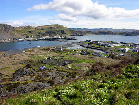 Easdale Viewed from the Hilltop Viewpoint, with Ellenabeich and Seil in the Background