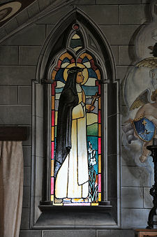 Nun in Stained Glass