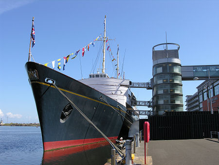 The Royal Yacht Britannia Berthed at Princes Quay, Leith