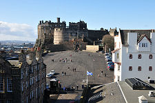 Rooftop View of Edinburgh Castle