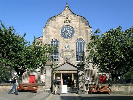 Canongate Kirk from Canongate