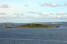 Cramond Island at High Tide