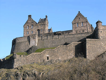 Edinburgh Castle from the North-West