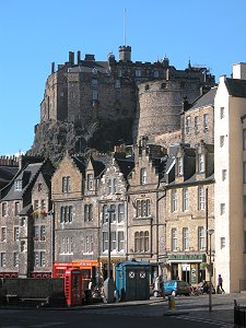 The Castle and the Grassmarket