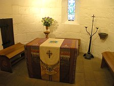 Altar in St Margaret's Chapel