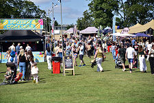 Crowds Enjoying the Sunshine