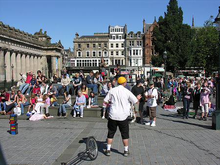 Performing to an Audience (Plus Unicycle)