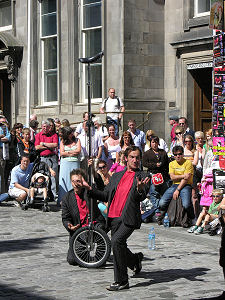 Street Performers & Unicycle