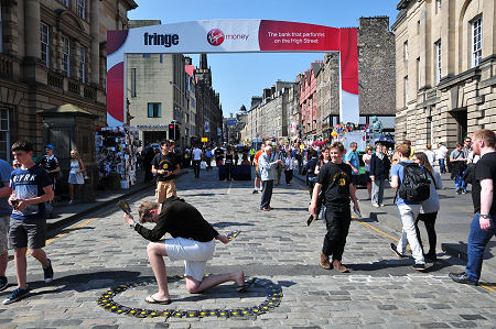 The Royal Mile During the Fringe, 2016