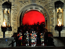 Entrance of the Pipes & Drums, 2010