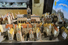 Part of a Model of the Royal Mile