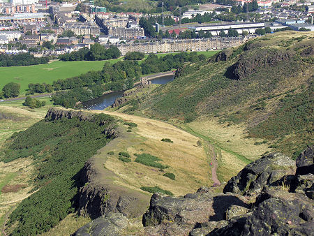 St Anthony's Chapel from Arthur's Seat