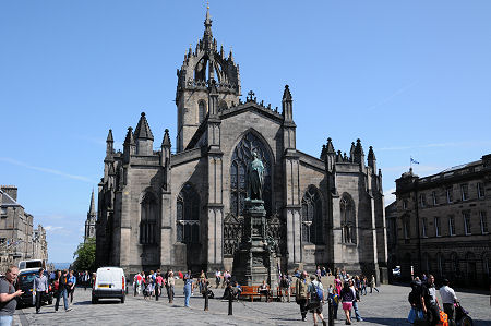 St Giles' Cathedral from the North-West