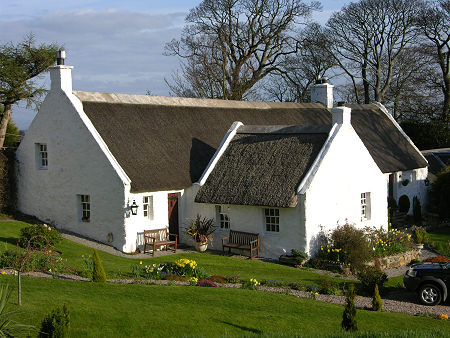 Some of Swanston's Thatched Cottages