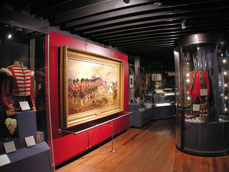 One of the Museum's Galleries, Featuring the Painting The Thin Red Line