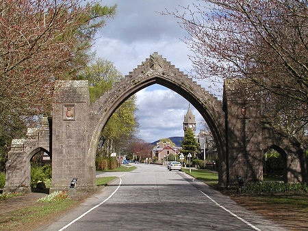 Dalhousie Arch with Edzell in the Background