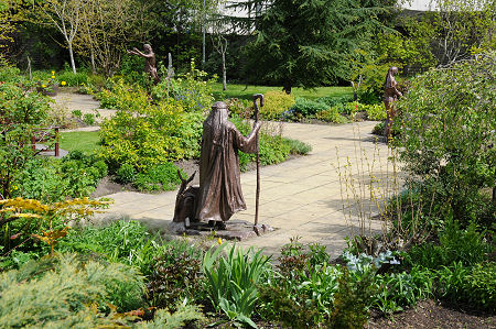 One of the Biblical Figures Inhabiting the Garden