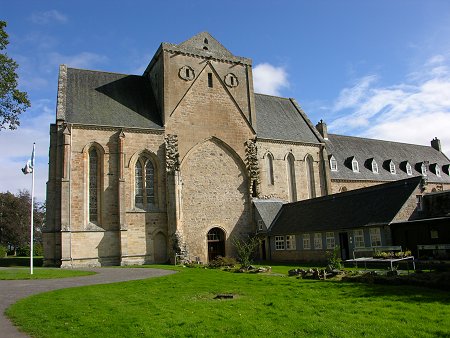 Pluscarden Abbey from the North-West
