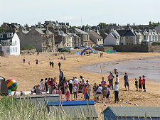 Busy Summer's Day on the Beach