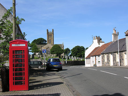 Kilconquhar Main Street and Parish Church 