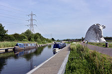The Canal and the Kelpies