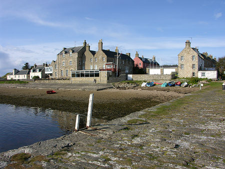 Royal Findhorn Yacht Club from Jetty