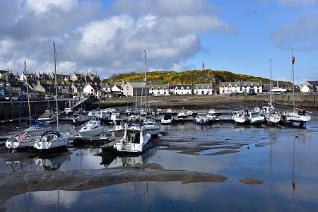 Findochty Harbour at Low Tide
