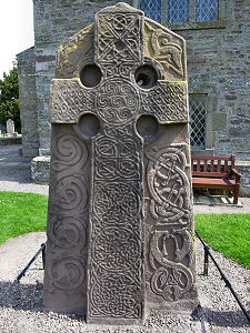 The Front of the Cross Slab