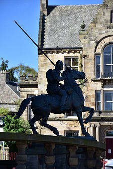 Statue of a Border Reiver