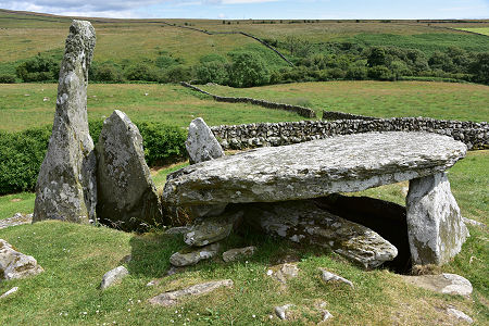 Cairnholy II Chambered Cairn from the North-West