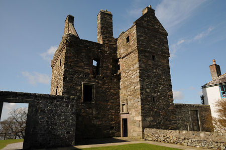Carsluith Castle from the South-East