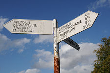 Signpost in Gifford