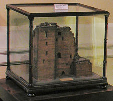 Model of Crookston Castle on View in Pollok House