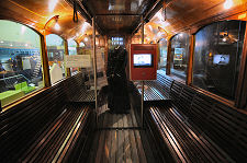 Inside a Tram