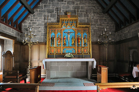 The Chancel of the Church, Showing the Reredos