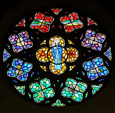 Rose Window Above the Altar