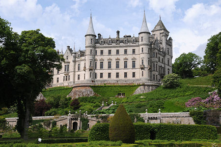 Dunrobin Castle Seen from the Gardens