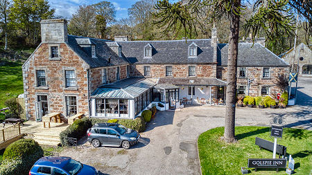 Aerial View of the Golspie Inn
