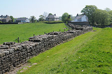 Hadrian's Wall Entering Gilsland