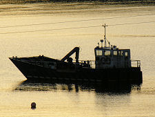 Boat in Loch Bunabhainneadar