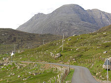 North Harris Mountains from the B887